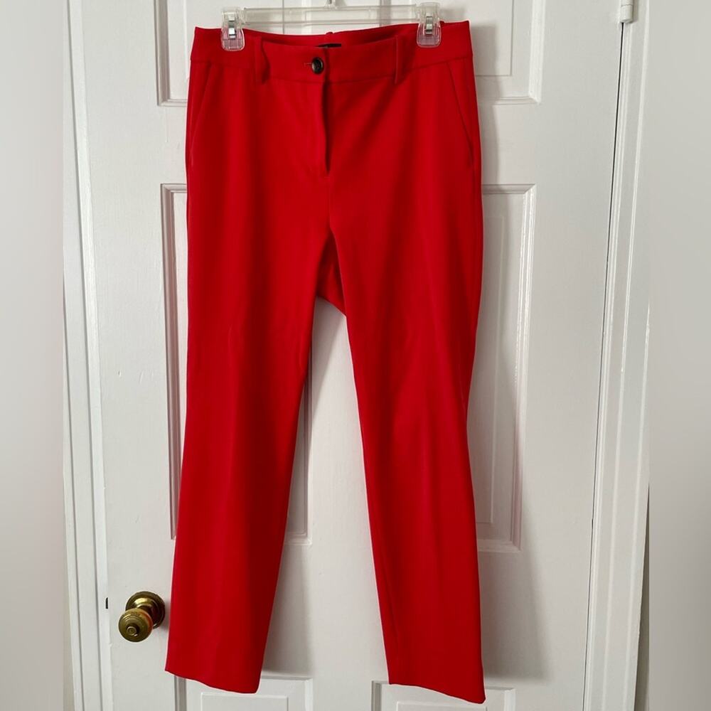 J Crew Straight Leg Red Pants